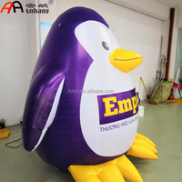 Pingouin géant gonflable personnalisé, personnage de dessin animé, thème de scène, activité, musée, exposition, centre commercial, événements d'ouverture, décoration