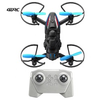 4DRC V70 Dron RC 2 en 1 para Tierra y Aire, Motocicleta y Dron, Vuelo con un Solo Toque, Mini Aeronave con Retención de Altitud, Acrobacias 3D, Juguete para Niños