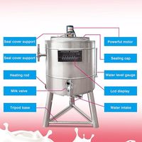 Équipement professionnel de pasteurisation de lait en acier inoxydable 304 de qualité alimentaire avec contrôle du temps et de la température