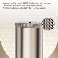 Diffuseur d'arômes intelligent électrique en métal pour la maison, sans eau, rechargeable, pour huiles essentielles, vente en gros