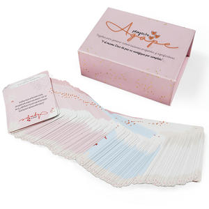 Fabrika toptan kart oyunu özel baskı tasarım LOGO pembe şartname ile manyetik kutusu yetişkin kart oyunları - Product Image 3