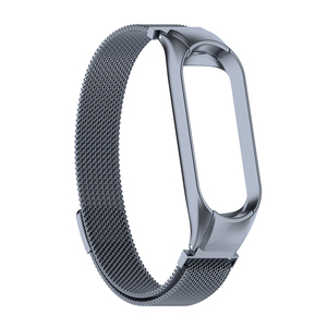 สายรัดข้อมืออัจฉริยะ Jmetec พร้อมกรอบกันกระแทก สายโลหะแบบมิลานีส สายนาฬิกาแม่เหล็ก สำหรับ Xiaomi <span class=keywords><strong>Mi</strong></span> <span class=keywords><strong>Band</strong></span> 5 <span class=keywords><strong>6</strong></span> - Product Image 3
