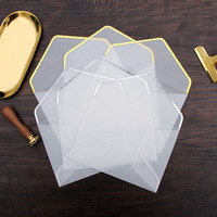 Enveloppe en papier calque pour lettres d'amour et cartes postales de mariage