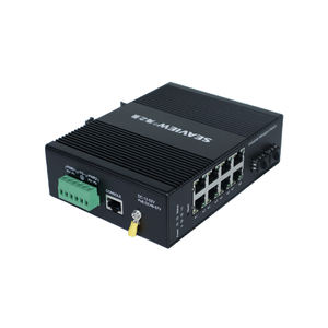 SEAVIEW Endüstriyel PoE Switch 8 Gigabit RJ45 2 SFP 20Gbps 14.88MppS IP41 Toz Geçirmez Fabrika Otomasyonu ve Enerji Şebekesi için - Product Image 4