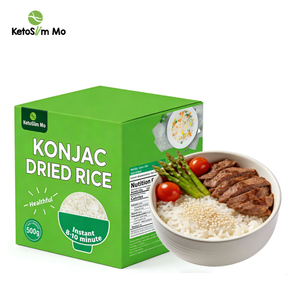 Riso Shirataki Secco a Base Vegetale Senza Glutine per Sostituzione Pasti e Perdita di Peso - Product Image 1