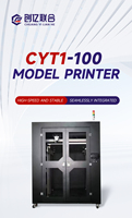 Imprimante 3D industrielle automatique nouvelle génération 1000x1000x1000mm haute vitesse 350mm/s FDM avec connectivité USB pour prototypage rapide PLA