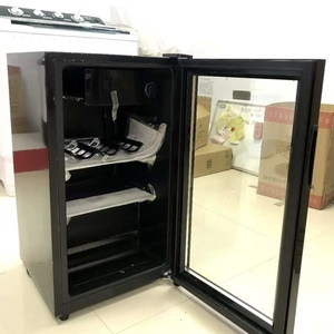 Frigorifero <span class=keywords><strong>Mobile</strong></span> D 75L con Vetrina, <span class=keywords><strong>Cantinetta</strong></span> per Vini, Dispenser per Vino, Armadietto per Sigari, Umidificatore con Compressore - Product Image 5