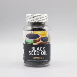 Capsule d'huile de graine noire de marque privée d'ingrédients naturels Softgel Immune Support Premium Cold-Pressed Pure Black Seed Oil