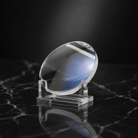 Verre de montre de plongée en saphir à double dôme de 31 mm avec revêtement antireflet Snzf17, dureté HV1800-2200/9 Mohs, ROHS Reach