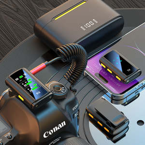 Microphone Lavalier Sans Fil Syncmic S12 2.4G avec Réduction Intelligente du Bruit et Éclairage RGB pour <span class=keywords><strong>Enregistrement</strong></span> et Streaming en Extérieur - Product Image 3