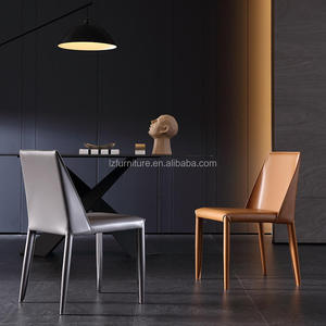 Silla de Comedor de Metal con Respaldo Alto, Cómoda, Diseño Moderno y Lujoso, Ajustable para Muebles del Hogar, Venta al Por Mayor 2026, Muestra Gratis - Product Image 2