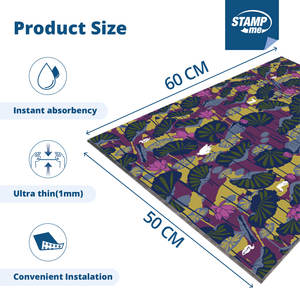 Alfombrilla de Yoga Desechable Cuadrada Premium al por Mayor, Antideslizante, Absorbente, de 1 mm de Grosor, Portátil para Viajes, Ejercicio en Casa y Fitness - Product Image 2