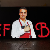 Letrero de Acrílico con Iluminación Frontal, Letrero Personalizado Impermeable con Iluminación Led para Tienda, Letras de Canal 3D