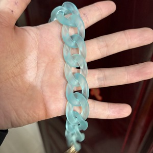 卸売りキャンディーカラーアクリルバッグチェーンカスタマイズ可能なファッションストラップ財布クラッチハンドバッグDIY交換 - Product Image 5