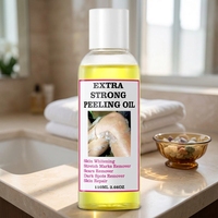 Huile exfoliante extra forte pour le corps et le visage, huile de soin exfoliante pour aider à éliminer les cellules mortes de la peau pour une peau lisse