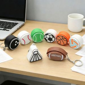 Juguete Sensorial Antiestrés de PVC con Diseño de Balón Deportivo Impreso en 3D, Llavero Clicker, para Aliviar el Estrés, para Niños y Adultos con Autismo e Hiperactividad - Product Image 3