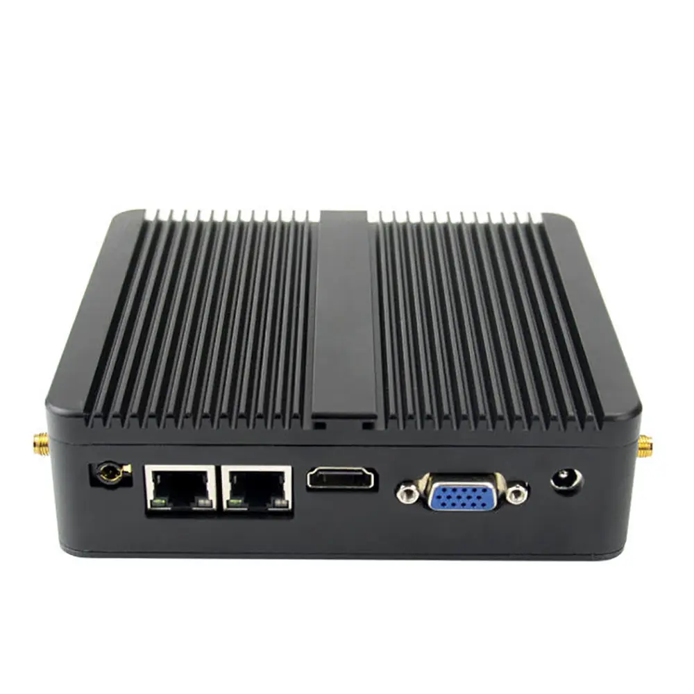 Insuatrial Mini Pc Core I7 I5 2 Lan Ondersteuning 4G Sim-kaart Ventilatorloze Desktop Computer