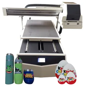 Automatic height measurement system 9060 uv printer hybrid for flat and round media printing