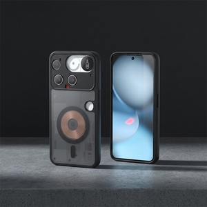 Coque magnétique mate antichoc effet peau avec airbag pour Nothing Phone 3, 3a Pro, 3a Lite, CMF 2 Pro – Vente en gros - Product Image 4