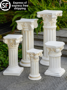 Europäischer Stil Römische Säule Harz Handwerk Umweltfreundliche Dekorative Verzierung für Garten Hof Hochzeit Ausstellungsstand Außenbereich - Product Image 6