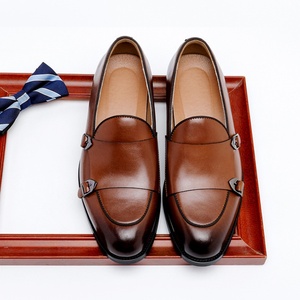 Chaussures Oxford pour hommes en cuir imperméable, fabriquées à la main, chaussures de mariage, chaussures formelles, chaussures décontractées pour affaires, antidérapantes, toutes saisons - Product Image 2