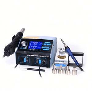 เครื่องบัดกรี992D + LCD ดิจิตัลใหม่ล่าสุดอุปกรณ์ซ่อมลมร้อนเครื่องบัดกรีแบบ2 in 1เครื่องบัดกรี - Product Image 2