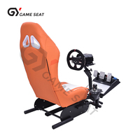 Siège de simulateur de course pliable et réglable GY029, compatible avec les volants Logitech Thrustmaster