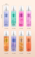 Spray corporel parfumé longue durée 150 ml aux senteurs fruitées, boisées et florales. 8 types de parfums différents. Parfum pour femmes.