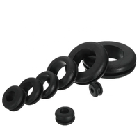 Câble à trou plat étanche personnalisé Câblage Néoprène EPDM NBR Bouchon en caoutchouc de silicone Oeillet d'étanchéité