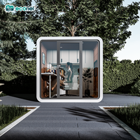 Cabine Modulaire Moderne Respirante ECONEL Apple en Acier 20FT/40FT – Stand de Service pour Supermarché Européen, Bureau Mobile Préfabriqué, Pod Commercial