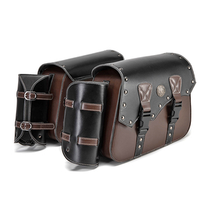 Accessoires de moto, sacoche de selle de moto, paire de sacoches latérales, ajustement universel, Cruiser Touring, boîte de rangement, Davidson - Product Image 2