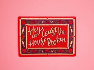 Il grande ferro Lebowski sulla toppa ricamata almeno <span class=keywords><strong>sono</strong></span> <span class=keywords><strong>casa</strong></span> rotto Patch ricamo personalizzato - Product Image 6