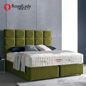 RoyalLady Horsehair Handmade Spring Mattress 30cm Medium Firm Pocket Spring <b>Memory</b> <b>Foam</b> Contemporary Design - Product Image 1