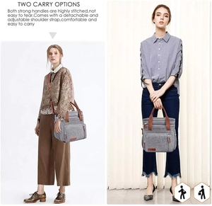 ถุงใส่อาหารกลางวันบุฉนวนสำหรับวัยรุ่นและผู้หญิงถุงเก็บความเย็นด้วยวัสดุโพลีเอสเตอร์สำหรับใช้ในสำนักงานและอาหาร - Product Image 6