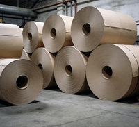 Papier kraft vierge pour carton de haute qualité, haute résistance à la traction