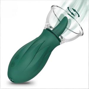 舌型バイブレーター 10種類の舐めモードと3種類の吸引モード IPX7防水 USB充電式 Gスポットとクリトリス刺激用 - Product Image 3