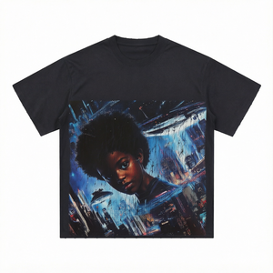 Camiseta Oversize para Hombre, 260G, 100% Algodón, Estampado Gráfico DTG, Hombros Caídos, Manga Corta, Estilo Urbano, Transpirable, Tendencia - Product Image 1