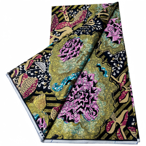 100% suave verdadera gran cera súper Africana tela de impresión dorada algodón Real Hollandais holandés Ankara tela de cera para coser - Product Image 6