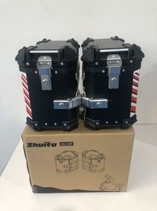 Ensemble de 3 valises de moto en aluminium 45L/38L, boîte supérieure et latérale pour motos - Product Image 6