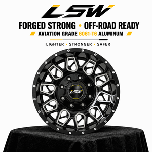 LSR1007 6x139.7 ET0 ET-12 17 18 20 นิ้ว ล้อแม็กซ์ฟอร์จ ขอบ 17 18 20 นิ้ว ขายดี มีจำนวนจำกัด สีดำ สีบรอนซ์ สำหรับรถฟอร์ด บรองโก F150 - Product Image 4