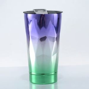 Manufacturer Direct <b>Large</b> Capacity Stainless Steel Tumbler Fashionable Insulated Coffee Water Beer Cup Cross-Border <b>Mugs</b> - Product Image 5