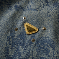 Veste en jean pour homme, vêtements en gros, vêtements d'extérieur tendance, automne printemps, rétro, designer, bomber, veste en jean oversize