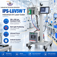 Machine de marquage laser UV volante IPS-LUV5W T 5W, imprimante UV, marqueur laser de codage, 12000 mm/s, système de ligne de production en ligne