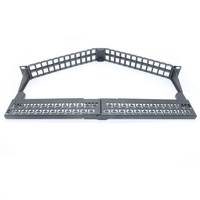 Panel Lipat Lipat Lipat 1U Rj45 Port 48 19 Inci Kosong