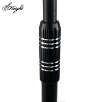 Support de microphone réglable avec base robuste, trépied de microphone en métal stable pour studio et scène