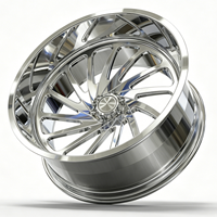 Jantes forgées SL 26 28 30 pouces 22X12 24X12 24X14 26X14 26X16 6x139.7 8X170 8X180 Polies à déport profond pour Ford F-150 RAM 1500