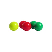Accessoires de pétanque en bois fluorescent Cochonnet/Jack avec emballage 30mm pour jeux de boules