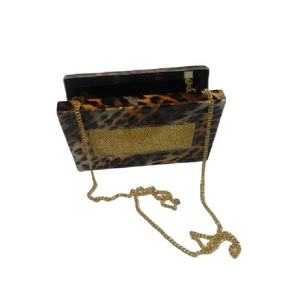 Bolso de Noche de Piel Sintética con Detalles Metálicos para Bodas y Ocasiones Especiales - Product Image 3