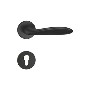 Juego de Manijas de Liberación de Emergencia con Perforación Europea de Acero Inoxidable, Palanca de Puerta de Madera Sólida de Alta Resistencia para Hotel, Oficina, Casa - Product Image 2