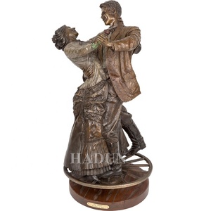 Estatua famosa de bailarina de bronce, James <span class=keywords><strong>Nathan</strong></span> Muir, baile para Decoración - Product Image 2